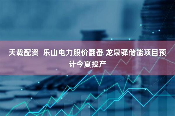 天载配资  乐山电力股价翻番 龙泉驿储能项目预计今夏投产